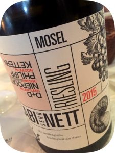 2015 Weingut Niepoort & Kettern, CabiSehrNett Riesling, Mosel, Tyskland