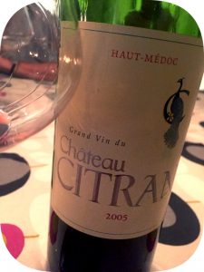 2005 Château Citran, Haut-Médoc, Bordeaux, Frankrig