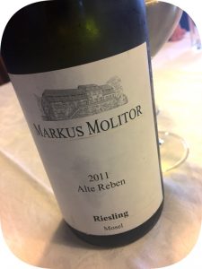 2011 Weingut Markus Molitor, Riesling Alte Reben, Mosel, Tyskland