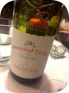 2014 Château Gigognan, Châteauneuf-du-Pape Clos du Roi, Rhône, Frankrig