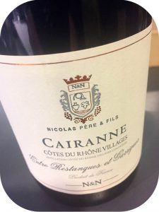 2014 Nicolas Père et Fils, Cairanne Côtes du Rhône Villages, Rhône, Frankrig