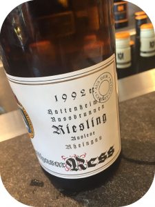 1992 Weingut Balthasar Ress, Hattenheimer Nussbrunnen Riesling Auslese, Rheingau, Tyskland