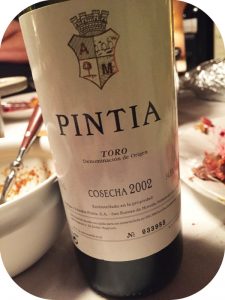 2002 Bodegas y Viñedos Pintia, Pintia, Toro, Spanien