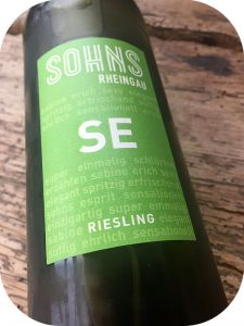 2016 Weingut Sohns, Riesling SE Trocken, Rheingau, Tyskland