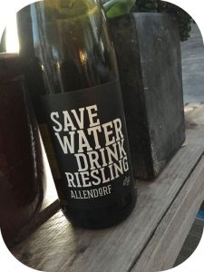 2016 Weingut Fritz Allendorf, Save Water Drink Riesling Dry, Rheingau, Tyskland