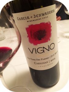 2014 Garcia + Schwaderer, Vigno, Maule Valley, Chile