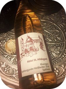 2016 Klosterweingut Abtei St. Hildegard, Spätburgunder Weissherbst Spätlese, Rheingau, Tyskland