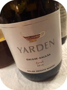 2013 Golan Heights Winery, Yarden Syrah, Israel