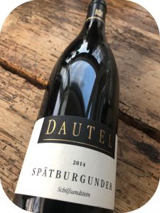 2014 Weingut Dautel, Cleebronner Spätburgunder Schilfsandstein Trocken, Württemberg, Tyskland