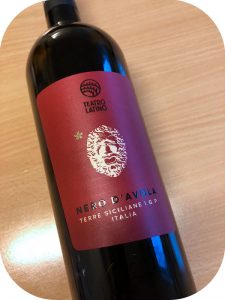 2016 Teatro Latino, Nero d'Avola Terre Siciliane IGP, Sicilien, Italien