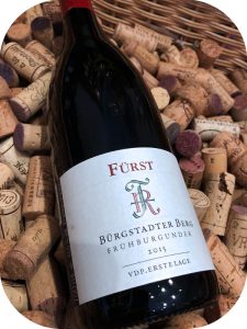 2015 Weingut Rudolf Fürst, Burgstadter Berg Frühburgunder, Franken, Tyskland