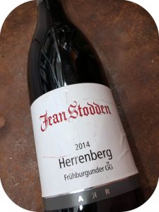 2014 Weingut Jean Stodden, Recher Herrenberg Frühburgunder GG, Ahr, Tyskland