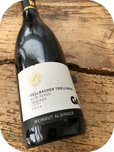 2016 Weingut Aldinger, Fellbacher Trollinger Alte Reben, Württemberg, Tyskland