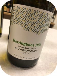 2016 Winegrowers of ARA, Herringbone Hills Sauvignon Blanc, Marlborough, New Zealand