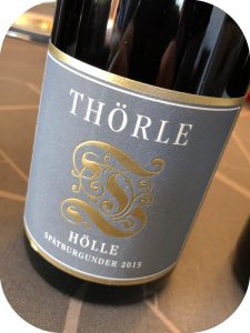 2015 Weingut Thörle, Hölle Spätburgunder, Rheinhessen, Tyskland