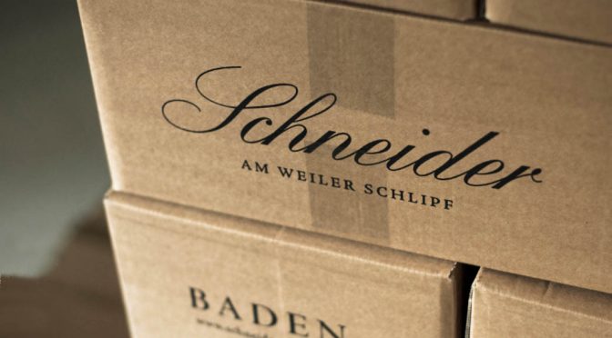 2013 Weingut Schneider, Weiler Schlipf CS Spätburgunder ***, Baden, Tyskland