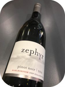 2016 Glover Family Vineyards, Zephyr Pinot Noir, Marlborough, New Zealand