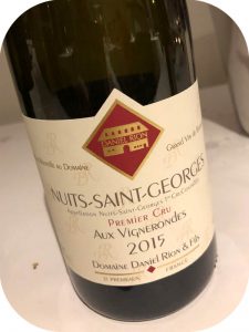 2015 Domaine Daniel Rion & Fils, Nuits-Saint-Georges Premier Cru Vignerondes, Bourgogne, Frankrig