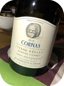 2010 Domaine Lionnet, Cornas Terre Brûlée, Rhône, Frankrig