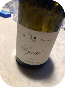 2016 Julien Cecillon, Syrah Bel Horizon, Rhône, Frankrig