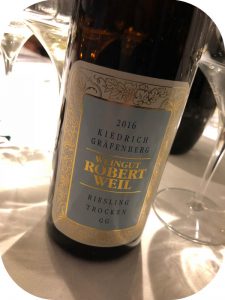 2016 Weingut Robert Weil, Kiedrich Gräfenberg Riesling GG, Rheingau, Tyskland