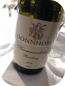 2016 Weingut Dönnhoff, Niederhäuser Hermannshöhle Riesling GG, Nahe, Tyskland