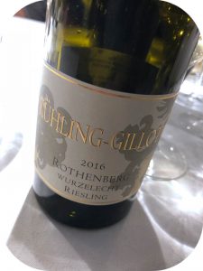 2016 Weingut Kühling-Gillot, Nackenheim Rothenberg Wurzelecht Riesling GG, Rheinhessen, Tyskland