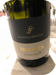 2014 Weingut Schäfer-Fröhlich, Bockenauer Felseneck Riesling GG, Nahe, Tyskland