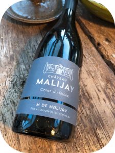 2016 Château Malijay, M de Malijay Côtes du Rhône, Rhône, Frankrig