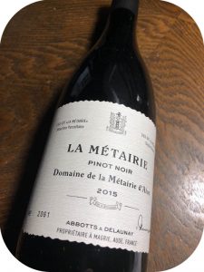 2015 Domaine de la Métairie d’Alon, Pinot Noir La Métairie, Languedoc, Frankrig