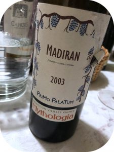 2003 Primo Palatum, Madiran Mythologia, Sud-Ouest, Frankrig