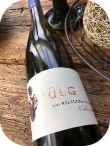 2017 Weingut Jülg, Riesling Kalkmergel, Pfalz, Tyskland