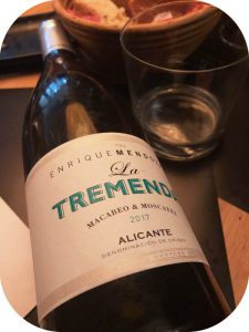 2017 Bodegas Enrique Mendoza, La Tremenda Macabeo & Moscatel, Valencia, Spanien