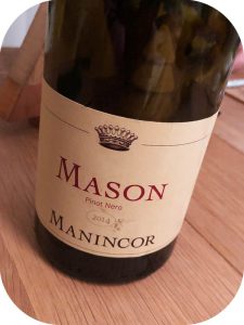 2014 Weingut Manincor, Mason Pinot Nero, Alto Adige, Italien