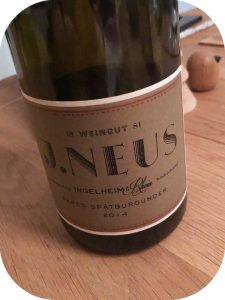 2014 Weingut J. Neus, Pares Spätburgunder GG, Rheinhessen, Tyskland