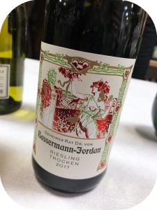 22017 Weingut Geheimer Rat Dr. Von Bassermann-Jordan, Riesling Trocken, Pfalz, Tyskland