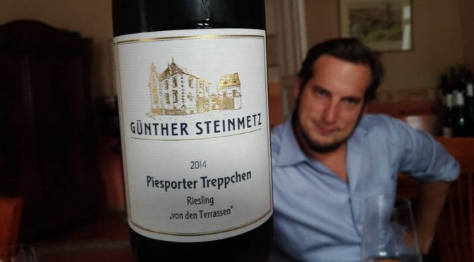 2014 Weingut Günther Steinmetz, Piesporter Treppchen Riesling von Terrassen, Mosel, Tyskland