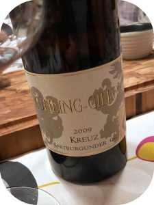 2009 Weingut Kühling-Gillot, Oppenheimer Kreuz Spätburgunder GG Trocken, Rheinhessen, Tyskland