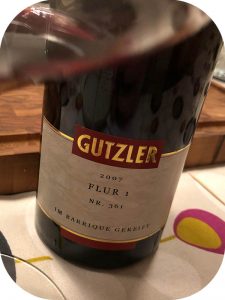 2007 Weingut Gutzler, Flur 1 nr. 361 im Barrique gereift, Rheinhessen, Tyskland