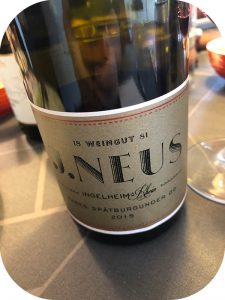 2015 Weingut J. Neus, Pares Spätburgunder GG, Rheinhessen, Tyskland