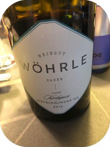 2016 Weingut Wöhrle, Lahrer Kirchgasse Spätburgunder GG, Baden, Tyskland