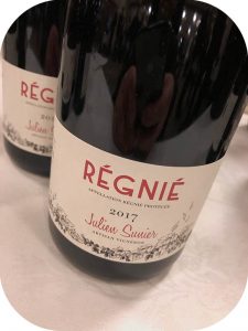 2017 Julien Sunier, Régnié, Bourgogne, Frankrig