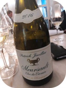 2016 Patrick Javillier, Meursault Clos du Cromin, Bourgogne, Frankrig