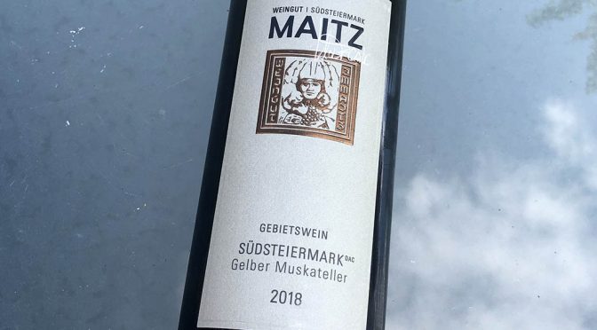 2018 Weingut Wolfgang Maitz, Südsteiermark Gelber Muskateller, Südsteiermark, Østrig