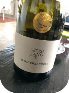 2017 Weingut Georg Zang, Sommeracher Katzenkopf Weißburgunder Spätlese Trocken, Franken, Tyskland