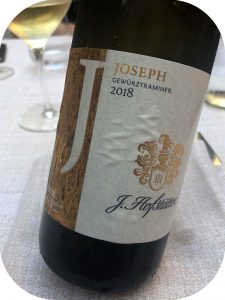 2018 Tenuta J. Hofstätter, Joseph Gewürztraminer, Alto Adige, Italien