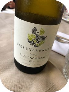 2017 Tiefenbrunner Schlosskellerei Turmhof, Merus Sauvignon Blanc, Alto Adige, Italien