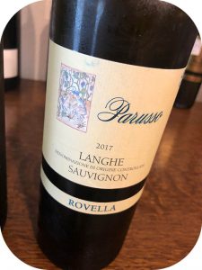 2017 Parusso, Langhe Sauvignon Rovella, Piemonte, Italien