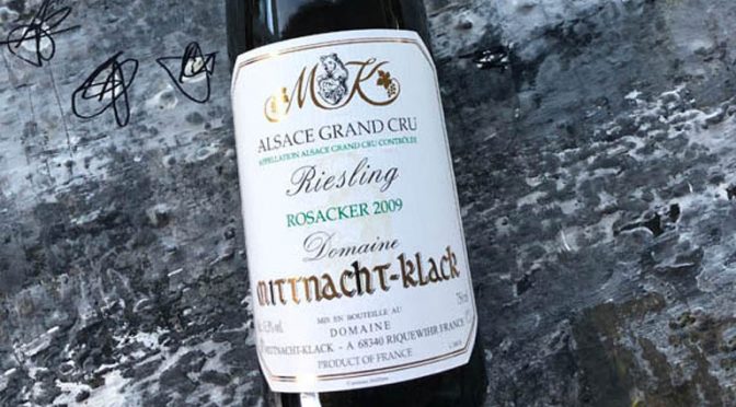 2009 Mittnacht-Klack, Riesling Grand Cru Rosacker, Alsace, Frankrig