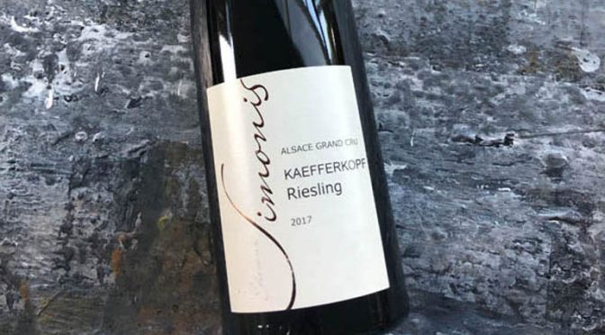 2017 Etienne Simonis, Riesling Grand Cru Kaefferkopf, Alsace, Frankrig